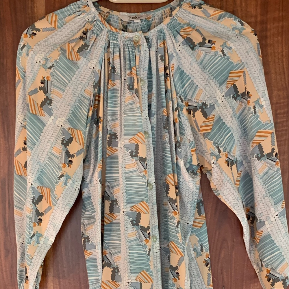 Tucker Silk Classic Blouse